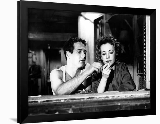 The Hustler, Paul Newman, Piper Laurie, 1961-null-Framed Photo