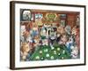 The Hustler (Pool Cats)-Bill Bell-Framed Giclee Print