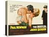 The Hustler, UK Movie Poster, 1961-null-Stretched Canvas