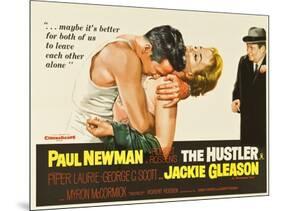 The Hustler, UK Movie Poster, 1961-null-Mounted Art Print