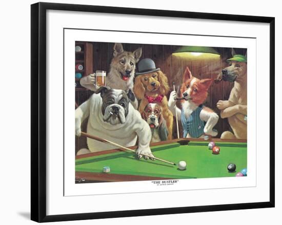 The Hustler-Arthur Sarnoff-Framed Art Print