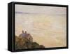 The Hut at Trouville, Low Tide, 1881-Claude Monet-Framed Stretched Canvas