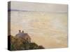 The Hut at Trouville, Low Tide, 1881-Claude Monet-Stretched Canvas