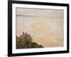 The Hut at Trouville, Low Tide, 1881-Claude Monet-Framed Giclee Print