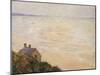 The Hut at Trouville, Low Tide, 1881-Claude Monet-Mounted Giclee Print