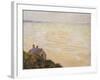 The Hut at Trouville, Low Tide, 1881-Claude Monet-Framed Giclee Print