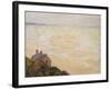 The Hut at Trouville, Low Tide, 1881-Claude Monet-Framed Giclee Print