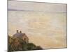 The Hut at Trouville, Low Tide, 1881-Claude Monet-Mounted Giclee Print