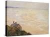 The Hut at Trouville, Low Tide, 1881-Claude Monet-Stretched Canvas