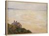 The Hut at Trouville, Low Tide, 1881-Claude Monet-Stretched Canvas