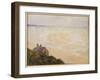 The Hut at Trouville, Low Tide, 1881-Claude Monet-Framed Giclee Print