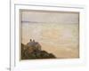 The Hut at Trouville, Low Tide, 1881-Claude Monet-Framed Giclee Print