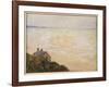 The Hut at Trouville, Low Tide, 1881-Claude Monet-Framed Giclee Print