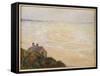 The Hut at Trouville, Low Tide, 1881-Claude Monet-Framed Stretched Canvas