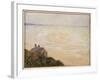 The Hut at Trouville, Low Tide, 1881-Claude Monet-Framed Giclee Print