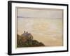 The Hut at Trouville, Low Tide, 1881-Claude Monet-Framed Giclee Print