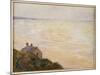 The Hut at Trouville, Low Tide, 1881-Claude Monet-Mounted Giclee Print