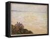 The Hut at Trouville, Low Tide, 1881-Claude Monet-Framed Stretched Canvas