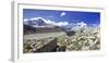 The Hut Garibaldi by the Lake Venerocolo and the North Wall of Mount Adamello-ClickAlps-Framed Photographic Print