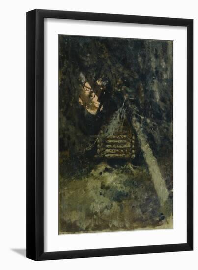 The Hut on Chicken Legs-Viktor Mikhaylovich Vasnetsov-Framed Giclee Print