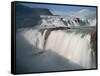 The Hvita River Roars Over Gullfoss Waterfall, Iceland-Don Grall-Framed Stretched Canvas