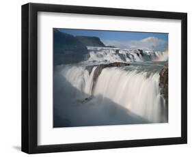 The Hvita River Roars Over Gullfoss Waterfall, Iceland-Don Grall-Framed Photographic Print