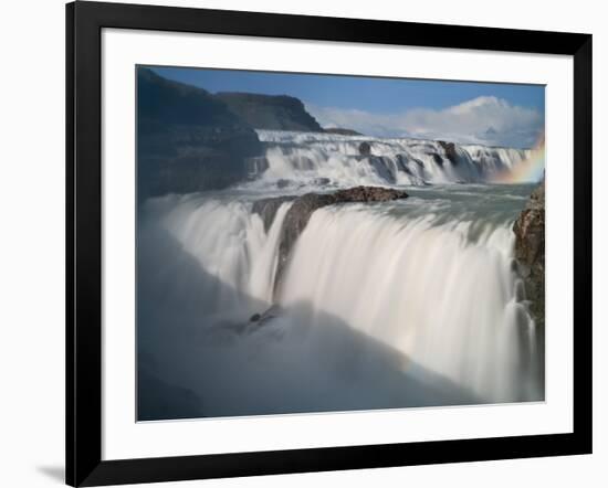 The Hvita River Roars Over Gullfoss Waterfall, Iceland-Don Grall-Framed Photographic Print