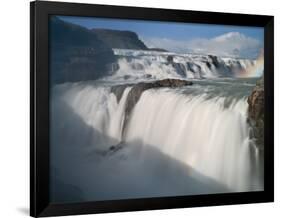 The Hvita River Roars Over Gullfoss Waterfall, Iceland-Don Grall-Framed Photographic Print