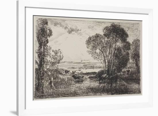 The Hydraulic Machine, 1862-Charles Francois Daubigny-Framed Giclee Print