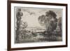 The Hydraulic Machine, 1862-Charles Francois Daubigny-Framed Giclee Print