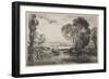 The Hydraulic Machine, 1862-Charles Francois Daubigny-Framed Giclee Print