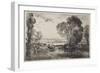 The Hydraulic Machine, 1862-Charles Francois Daubigny-Framed Giclee Print