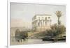 The Hypaethral Temple at Philae, Called the Bed of Pharaoh, Engraved by Louis Haghe, Pub. in 1843-David Roberts-Framed Giclee Print