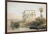 The Hypaethral Temple at Philae, Called the Bed of Pharaoh, Engraved by Louis Haghe, Pub. in 1843-David Roberts-Framed Giclee Print