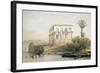 The Hypaethral Temple at Philae, Called the Bed of Pharaoh, Engraved by Louis Haghe, Pub. in 1843-David Roberts-Framed Giclee Print