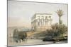 The Hypaethral Temple at Philae, Called the Bed of Pharaoh, Engraved by Louis Haghe, Pub. in 1843-David Roberts-Mounted Giclee Print