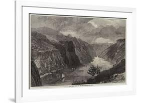 The I-Chang Gorge, on the Upper Yang-Tze-Kiang, China-null-Framed Giclee Print