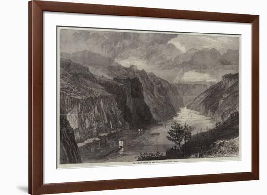 The I-Chang Gorge, on the Upper Yang-Tze-Kiang, China-null-Framed Giclee Print