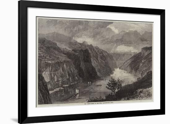 The I-Chang Gorge, on the Upper Yang-Tze-Kiang, China-null-Framed Giclee Print