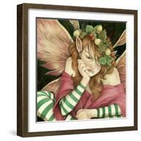 The I'm Bored Fairy-Linda Ravenscroft-Framed Giclee Print