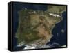 The Iberian Peninsula-Stocktrek Images-Framed Stretched Canvas