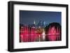 The Ibirapuera Park Fountain, Sao Paulo.-Jon Hicks-Framed Photographic Print