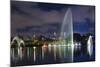 The Ibirapuera Park Fountain, Sao Paulo.-Jon Hicks-Mounted Photographic Print