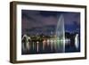 The Ibirapuera Park Fountain, Sao Paulo.-Jon Hicks-Framed Photographic Print