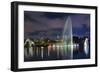 The Ibirapuera Park Fountain, Sao Paulo.-Jon Hicks-Framed Photographic Print