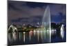 The Ibirapuera Park Fountain, Sao Paulo.-Jon Hicks-Mounted Photographic Print