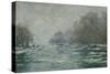 The Ice Breaking Near Vetheuil, 1880-Claude Monet-Stretched Canvas