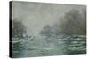 The Ice Breaking Near Vetheuil, 1880-Claude Monet-Stretched Canvas