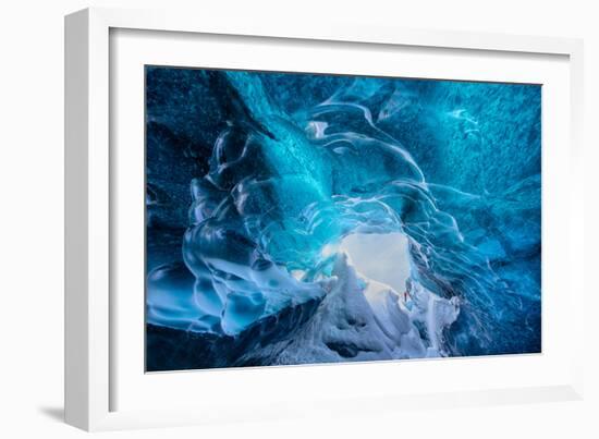 The Ice Cave-Trevor Cole-Framed Photographic Print