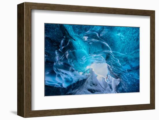 The Ice Cave-Trevor Cole-Framed Photographic Print